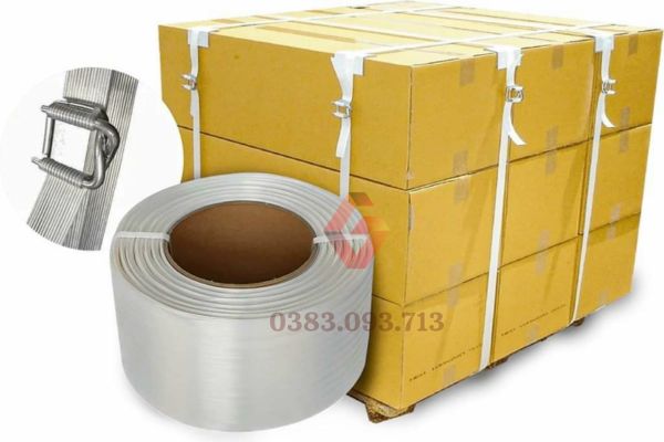 Chằng hàng bằng dây đai composite 19mm