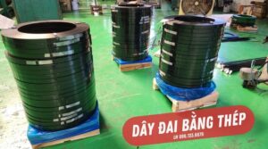 Dây đai bằng thép, dây đai thép đóng hàng chất lượng
