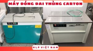 Máy đóng đai thùng carton đóng hàng giá tốt