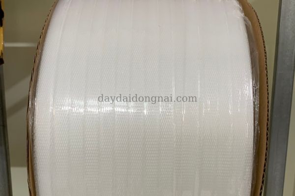 Dây đai nhựa trắng trong nguyên sinh